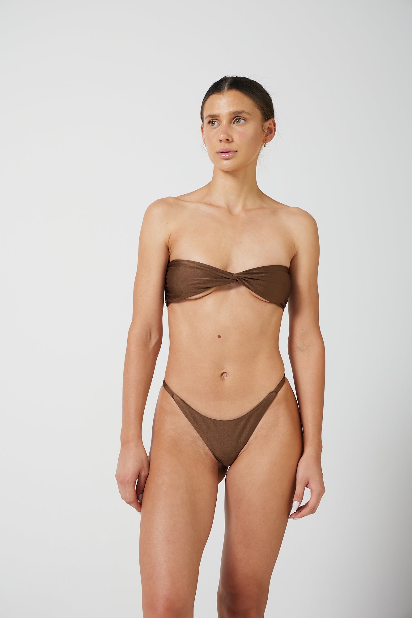 SOL MOCHA- BANDEAU BIKINI TOP